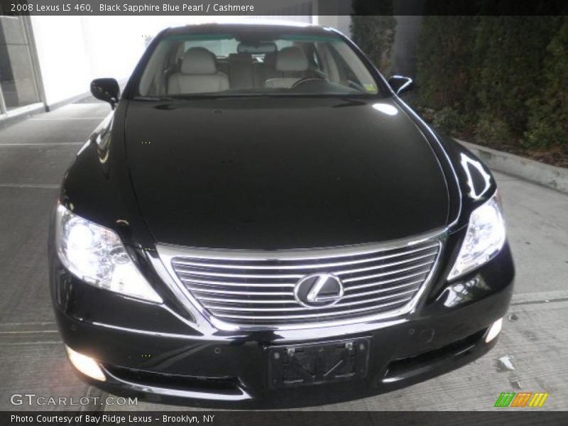 Black Sapphire Blue Pearl / Cashmere 2008 Lexus LS 460