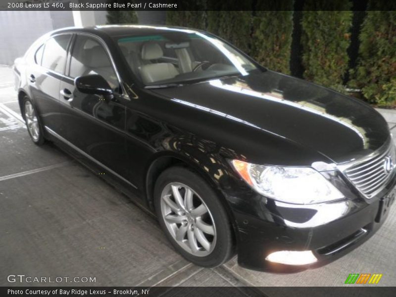 Black Sapphire Blue Pearl / Cashmere 2008 Lexus LS 460
