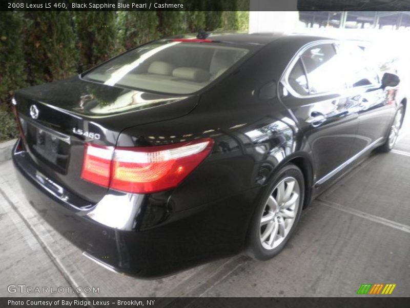 Black Sapphire Blue Pearl / Cashmere 2008 Lexus LS 460