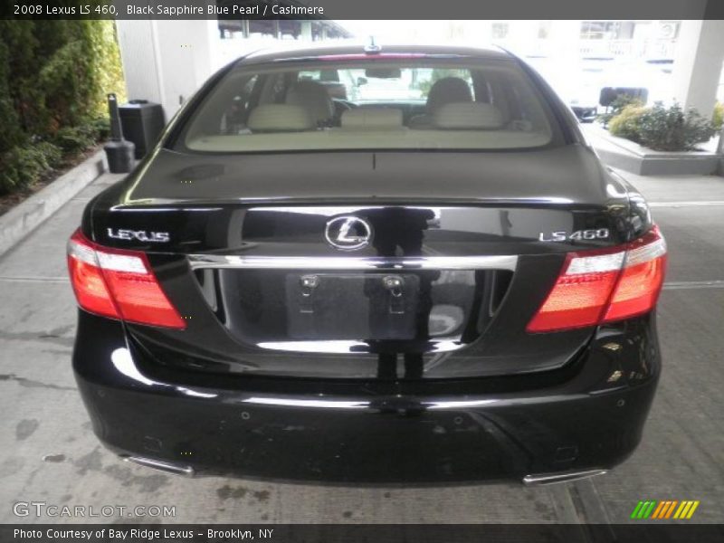 Black Sapphire Blue Pearl / Cashmere 2008 Lexus LS 460