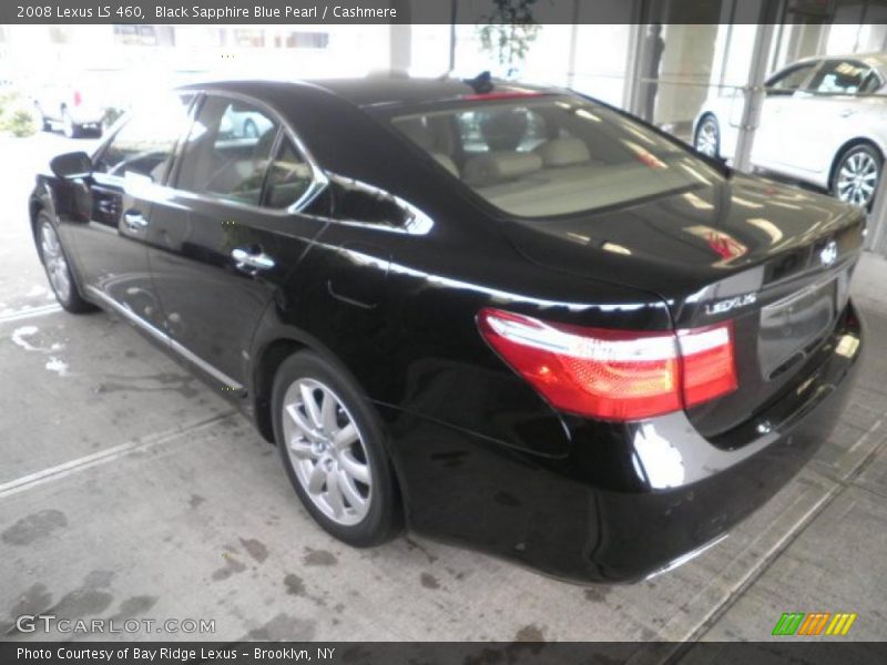 Black Sapphire Blue Pearl / Cashmere 2008 Lexus LS 460