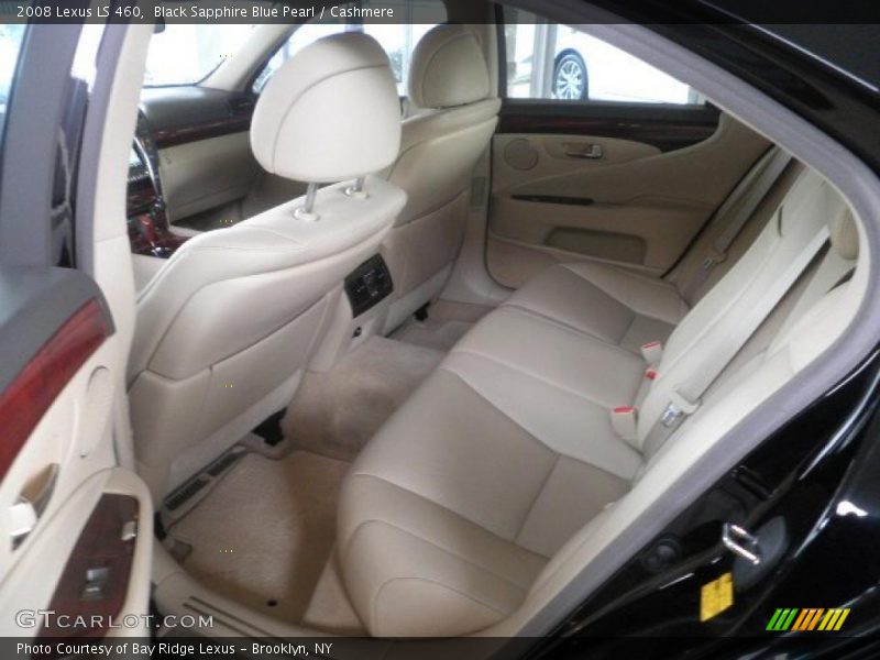 Black Sapphire Blue Pearl / Cashmere 2008 Lexus LS 460