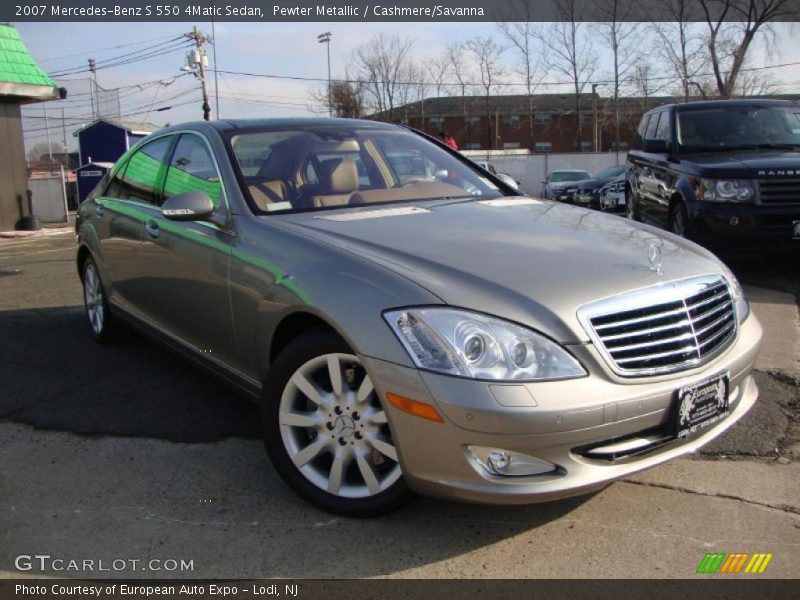 Pewter Metallic / Cashmere/Savanna 2007 Mercedes-Benz S 550 4Matic Sedan