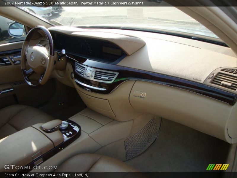 Pewter Metallic / Cashmere/Savanna 2007 Mercedes-Benz S 550 4Matic Sedan