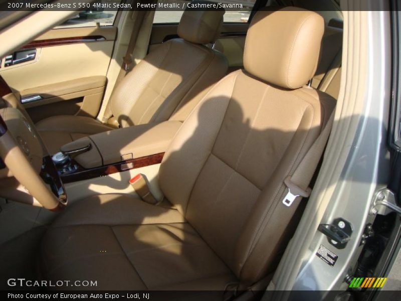 Pewter Metallic / Cashmere/Savanna 2007 Mercedes-Benz S 550 4Matic Sedan