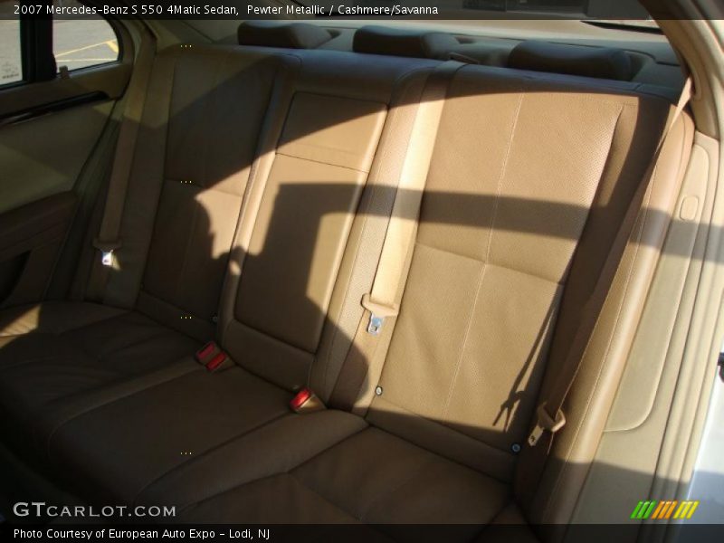 Pewter Metallic / Cashmere/Savanna 2007 Mercedes-Benz S 550 4Matic Sedan