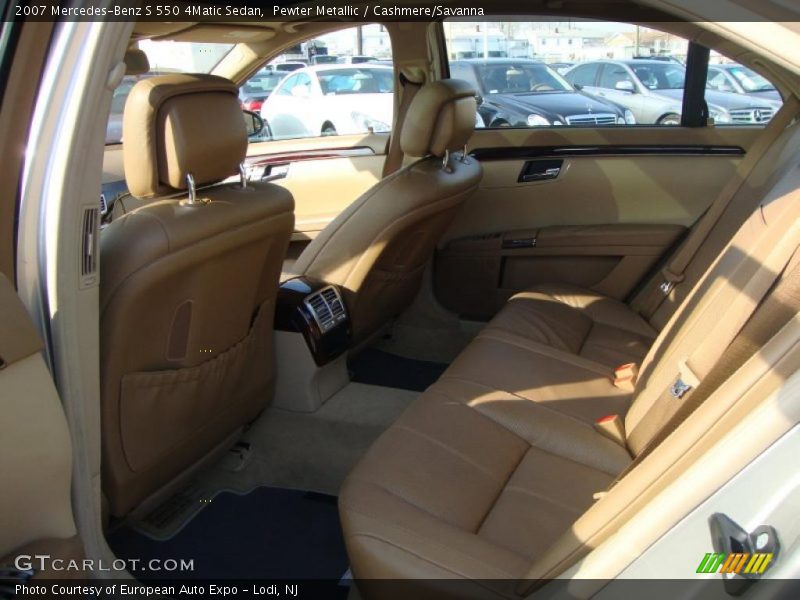 Pewter Metallic / Cashmere/Savanna 2007 Mercedes-Benz S 550 4Matic Sedan