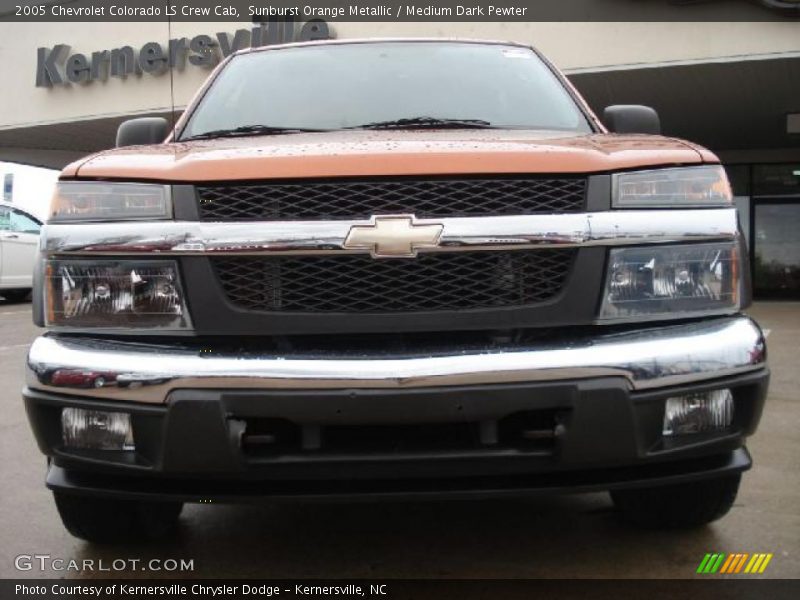 Sunburst Orange Metallic / Medium Dark Pewter 2005 Chevrolet Colorado LS Crew Cab