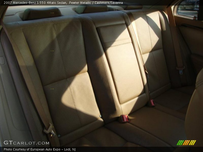 Pewter Metallic / Cashmere/Savanna 2007 Mercedes-Benz S 550 4Matic Sedan