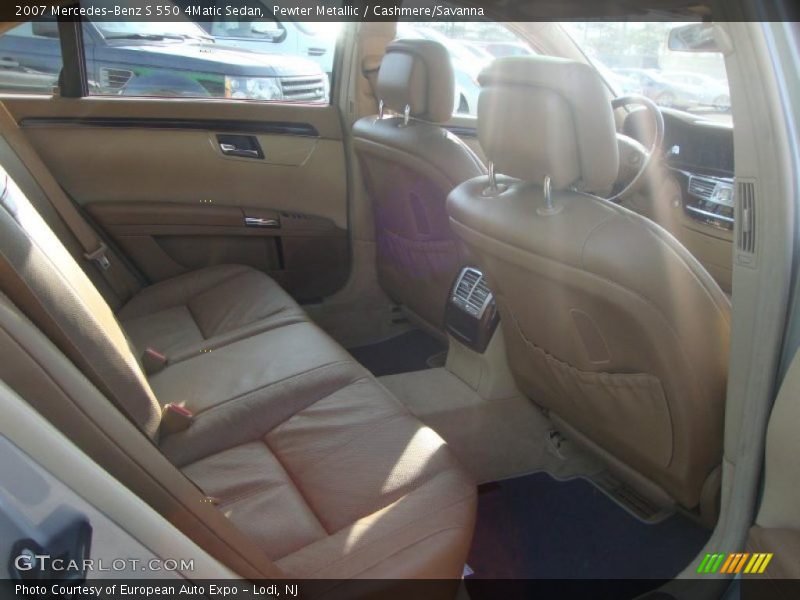 Pewter Metallic / Cashmere/Savanna 2007 Mercedes-Benz S 550 4Matic Sedan