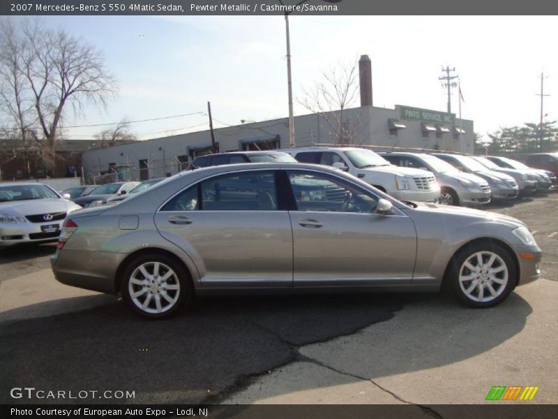 Pewter Metallic / Cashmere/Savanna 2007 Mercedes-Benz S 550 4Matic Sedan