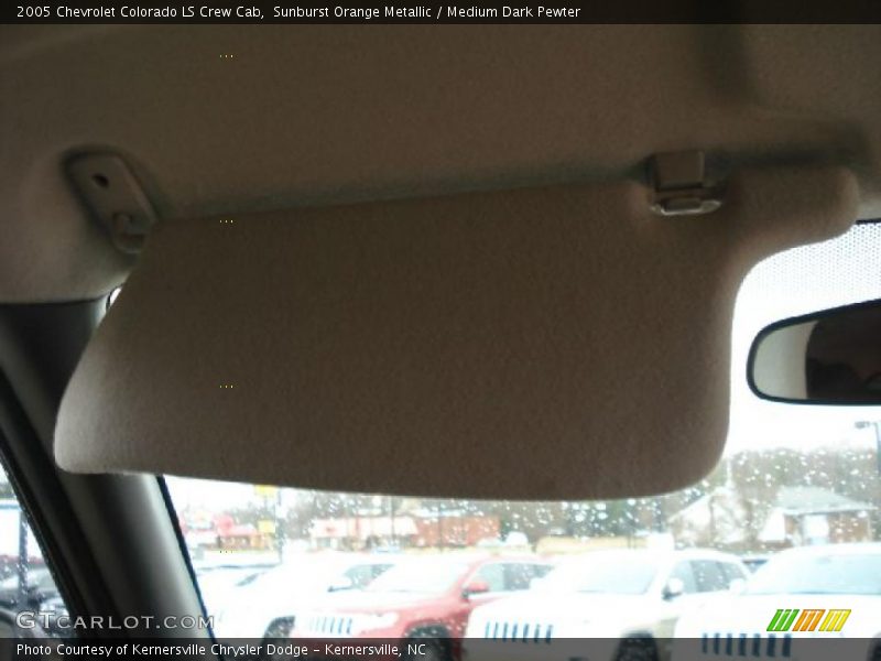 Sunburst Orange Metallic / Medium Dark Pewter 2005 Chevrolet Colorado LS Crew Cab