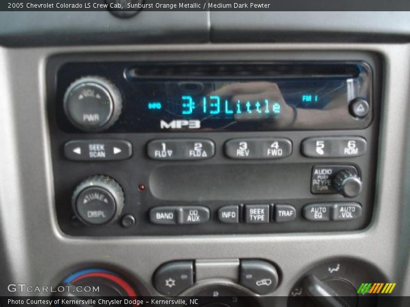 Sunburst Orange Metallic / Medium Dark Pewter 2005 Chevrolet Colorado LS Crew Cab