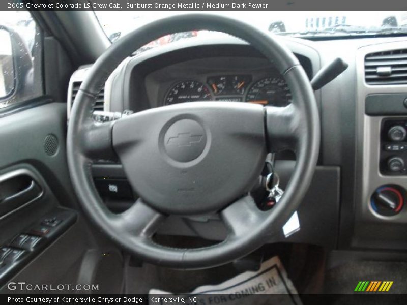 Sunburst Orange Metallic / Medium Dark Pewter 2005 Chevrolet Colorado LS Crew Cab