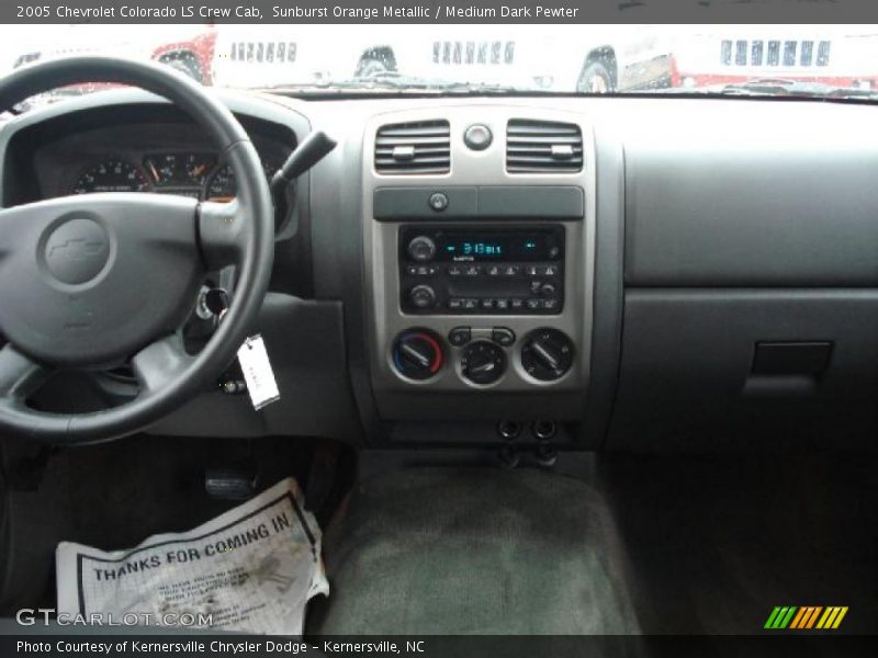 Sunburst Orange Metallic / Medium Dark Pewter 2005 Chevrolet Colorado LS Crew Cab