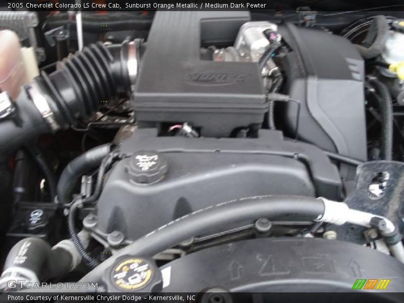 Sunburst Orange Metallic / Medium Dark Pewter 2005 Chevrolet Colorado LS Crew Cab