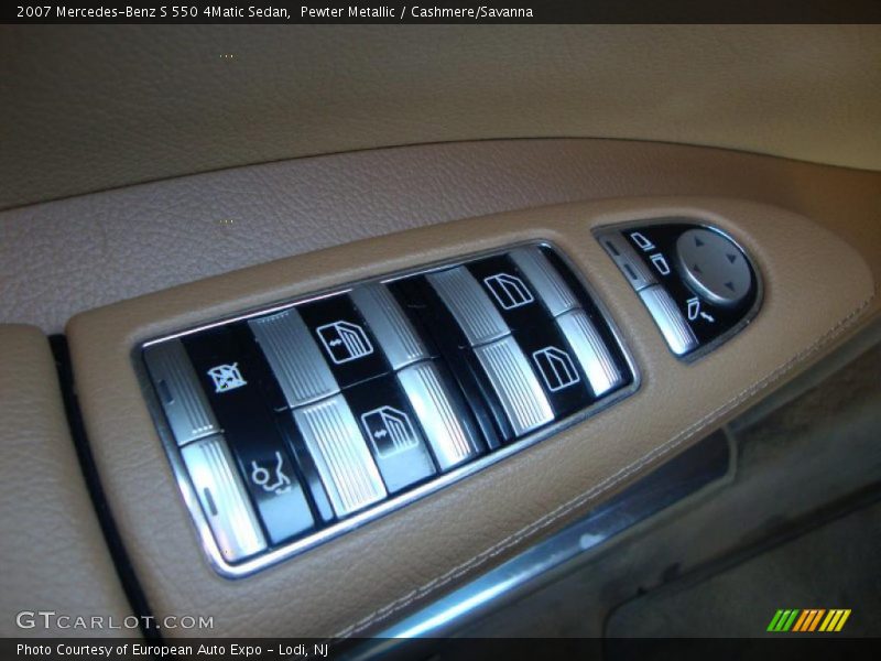 Pewter Metallic / Cashmere/Savanna 2007 Mercedes-Benz S 550 4Matic Sedan