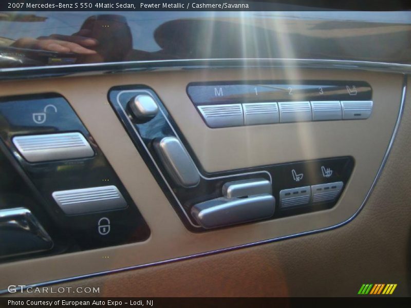 Pewter Metallic / Cashmere/Savanna 2007 Mercedes-Benz S 550 4Matic Sedan