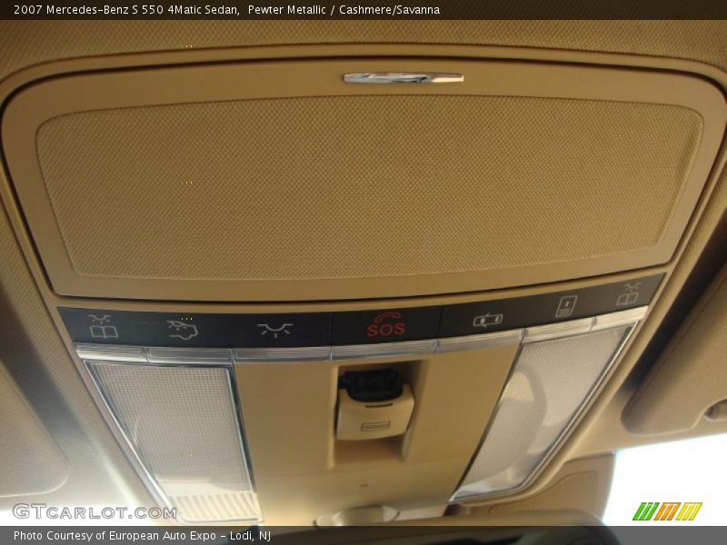 Pewter Metallic / Cashmere/Savanna 2007 Mercedes-Benz S 550 4Matic Sedan