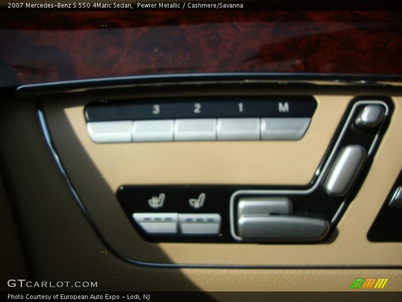 Pewter Metallic / Cashmere/Savanna 2007 Mercedes-Benz S 550 4Matic Sedan
