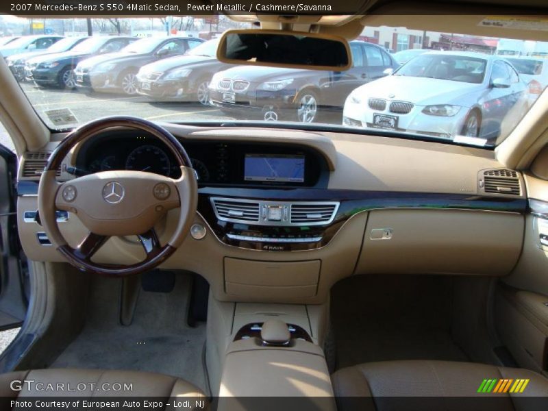 Pewter Metallic / Cashmere/Savanna 2007 Mercedes-Benz S 550 4Matic Sedan
