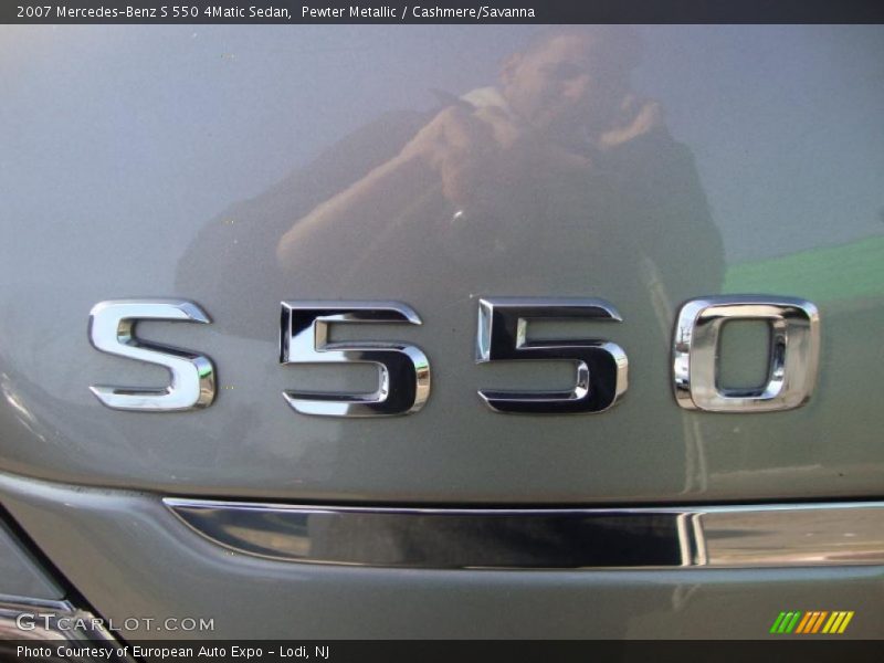 Pewter Metallic / Cashmere/Savanna 2007 Mercedes-Benz S 550 4Matic Sedan