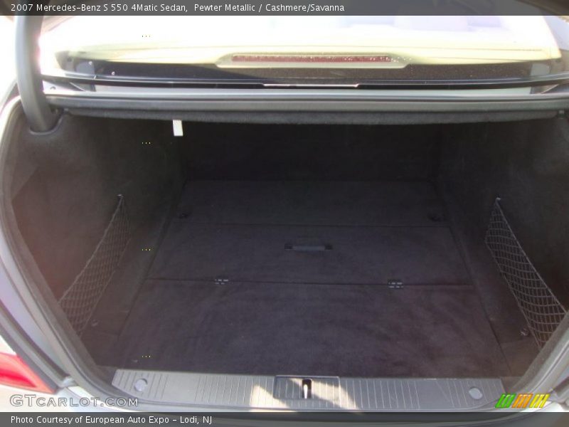 Pewter Metallic / Cashmere/Savanna 2007 Mercedes-Benz S 550 4Matic Sedan