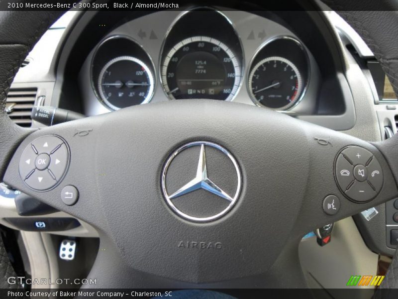 Black / Almond/Mocha 2010 Mercedes-Benz C 300 Sport