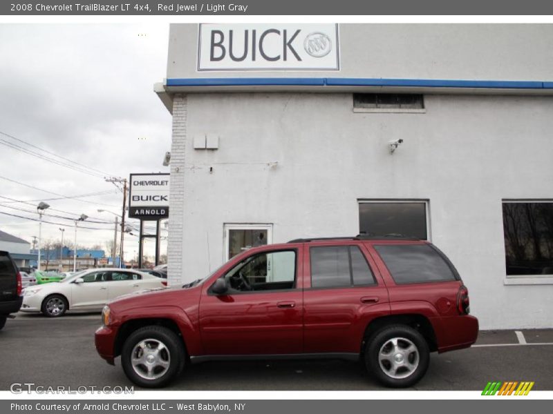 Red Jewel / Light Gray 2008 Chevrolet TrailBlazer LT 4x4
