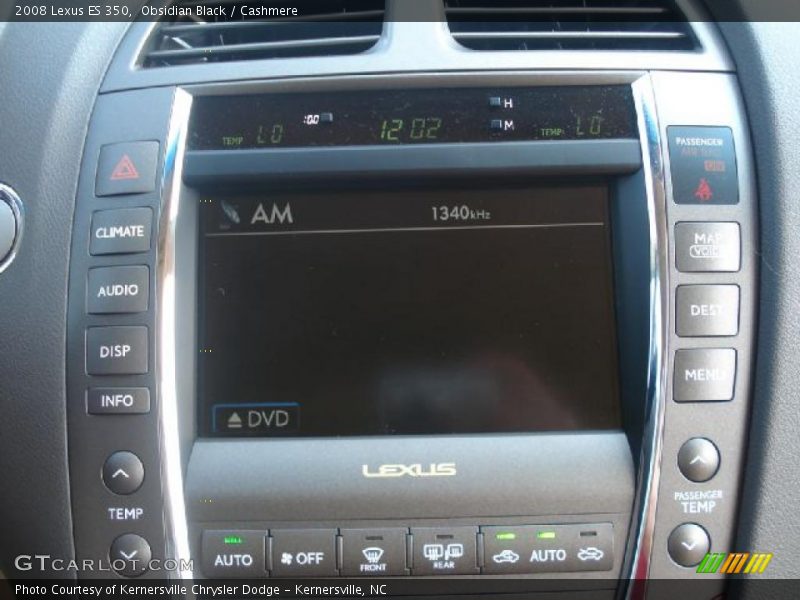 Obsidian Black / Cashmere 2008 Lexus ES 350