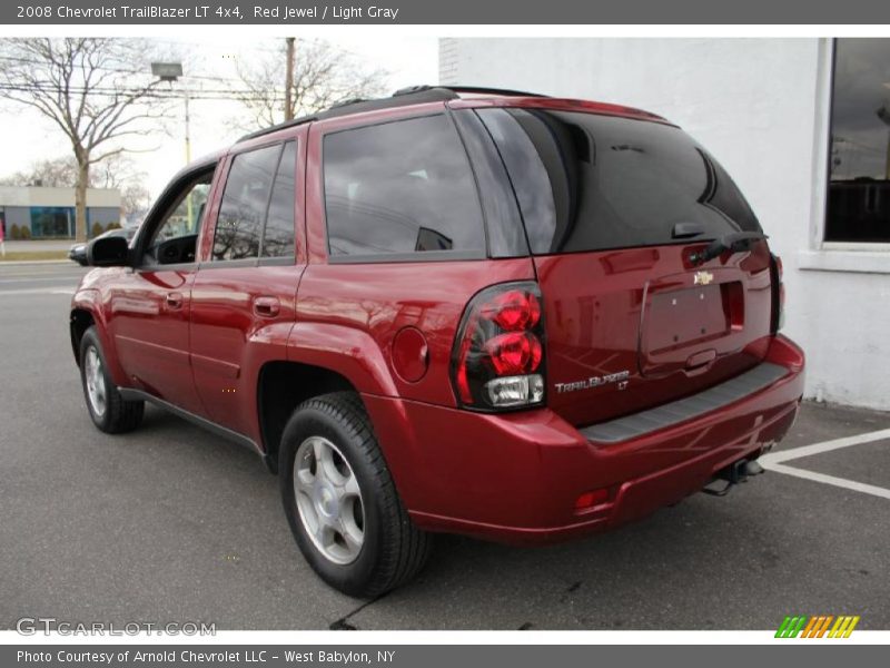 Red Jewel / Light Gray 2008 Chevrolet TrailBlazer LT 4x4