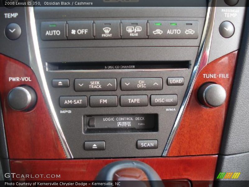 Obsidian Black / Cashmere 2008 Lexus ES 350
