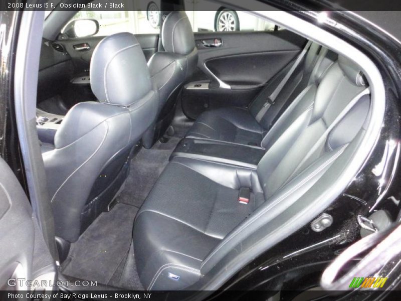  2008 IS F Black Interior