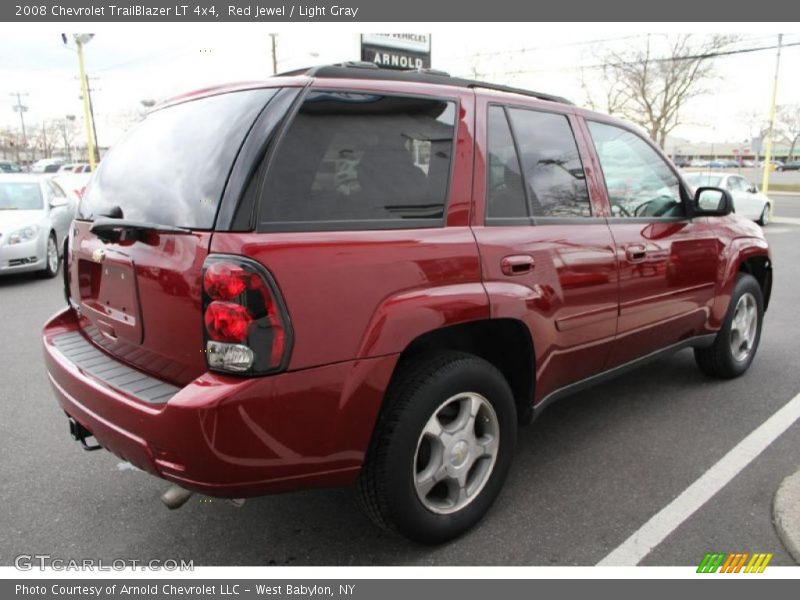 Red Jewel / Light Gray 2008 Chevrolet TrailBlazer LT 4x4