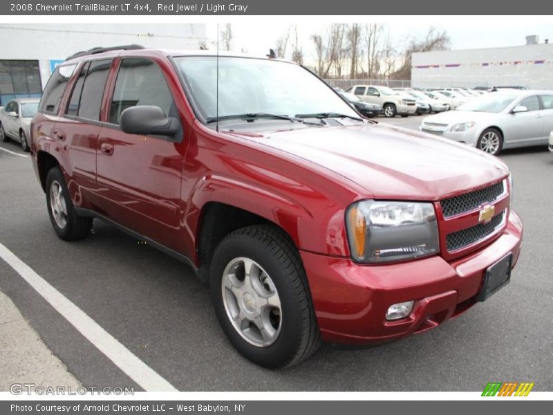 Red Jewel / Light Gray 2008 Chevrolet TrailBlazer LT 4x4