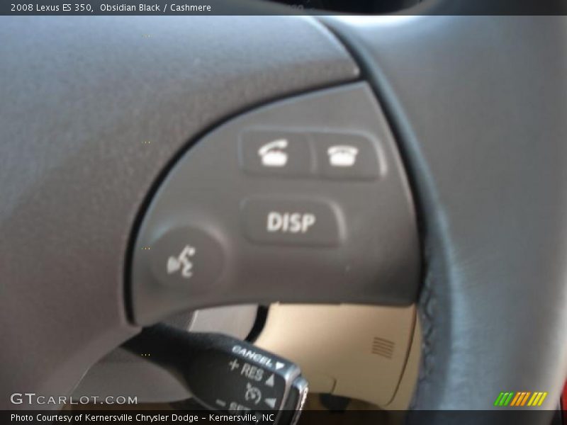 Obsidian Black / Cashmere 2008 Lexus ES 350