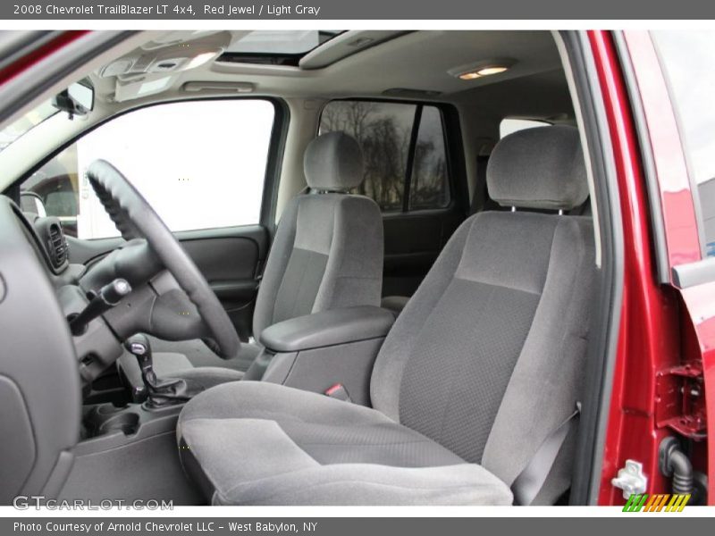 Red Jewel / Light Gray 2008 Chevrolet TrailBlazer LT 4x4