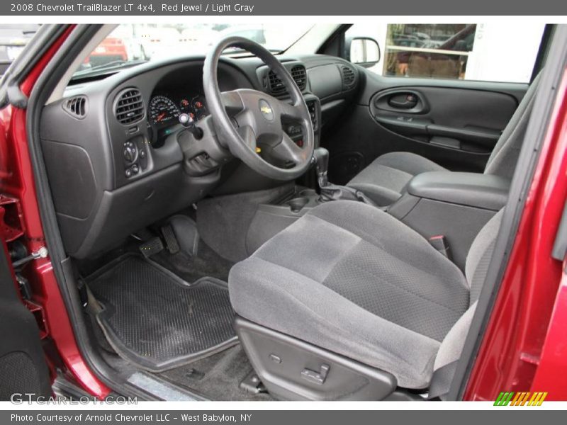 Red Jewel / Light Gray 2008 Chevrolet TrailBlazer LT 4x4