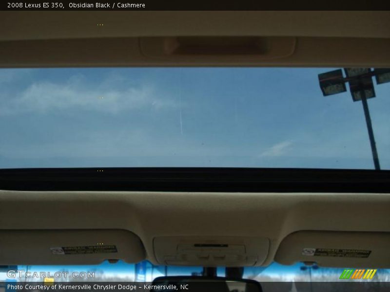 Obsidian Black / Cashmere 2008 Lexus ES 350