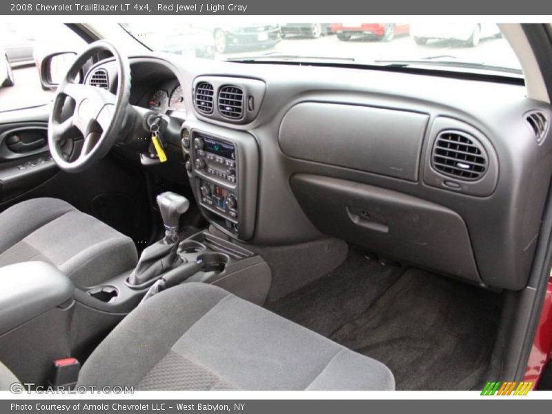 Red Jewel / Light Gray 2008 Chevrolet TrailBlazer LT 4x4