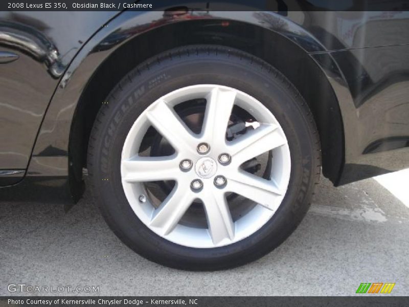 Obsidian Black / Cashmere 2008 Lexus ES 350