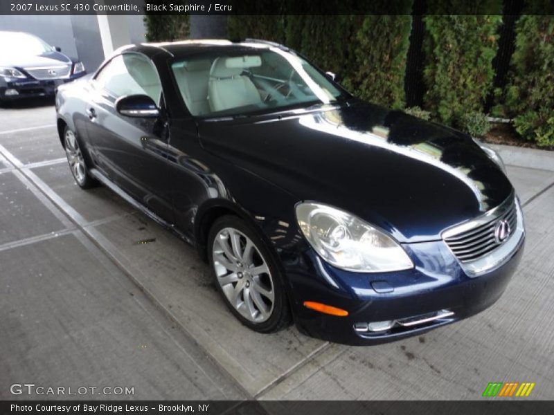 Front 3/4 View of 2007 SC 430 Convertible