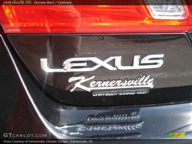 Obsidian Black / Cashmere 2008 Lexus ES 350
