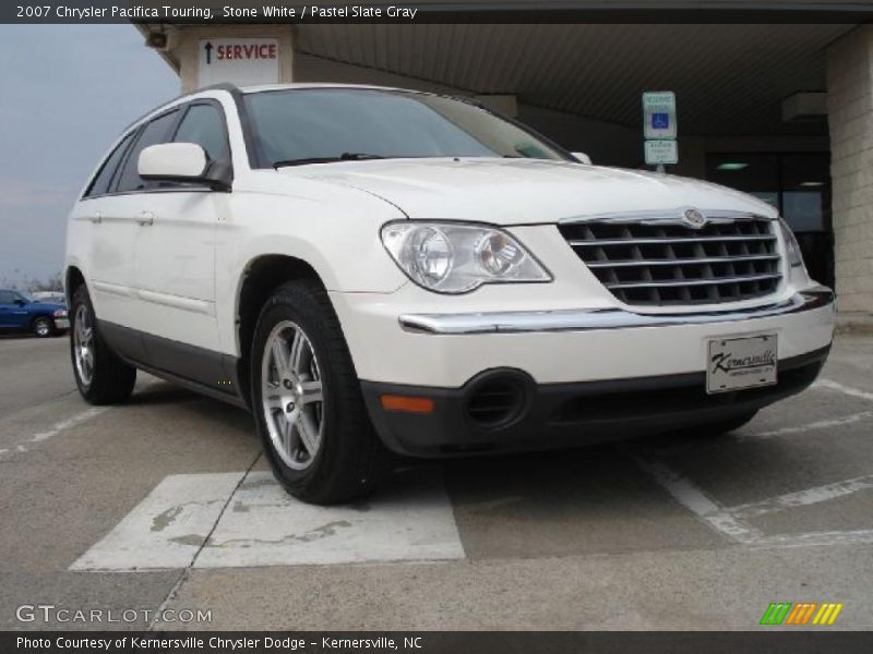 Stone White / Pastel Slate Gray 2007 Chrysler Pacifica Touring