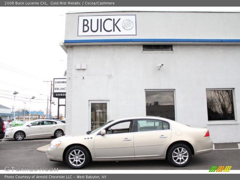 Gold Mist Metallic / Cocoa/Cashmere 2008 Buick Lucerne CXL