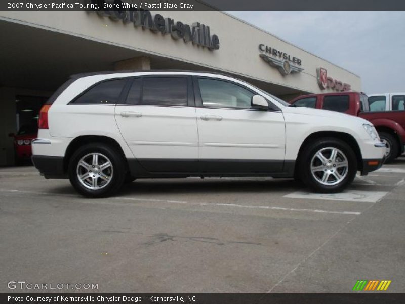 Stone White / Pastel Slate Gray 2007 Chrysler Pacifica Touring