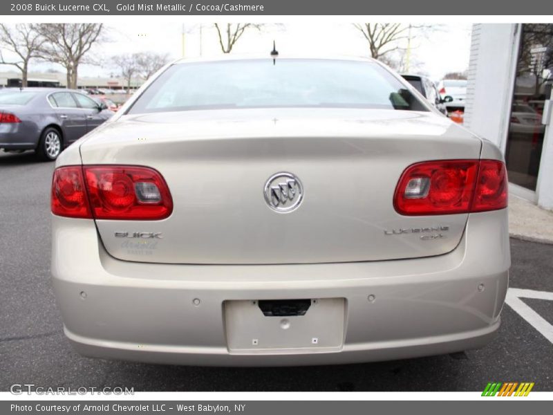 Gold Mist Metallic / Cocoa/Cashmere 2008 Buick Lucerne CXL