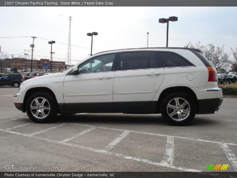 Stone White / Pastel Slate Gray 2007 Chrysler Pacifica Touring