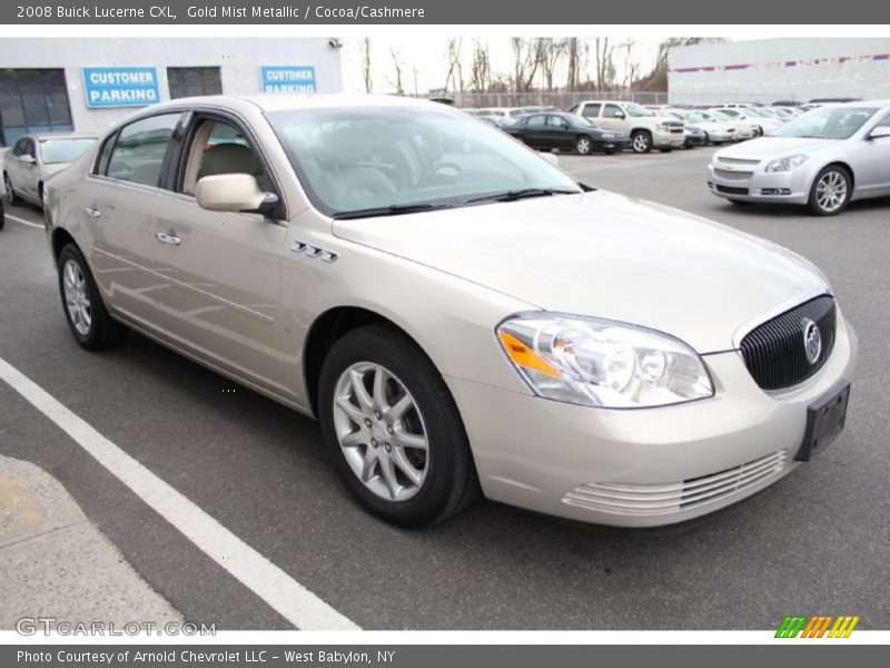 Gold Mist Metallic / Cocoa/Cashmere 2008 Buick Lucerne CXL