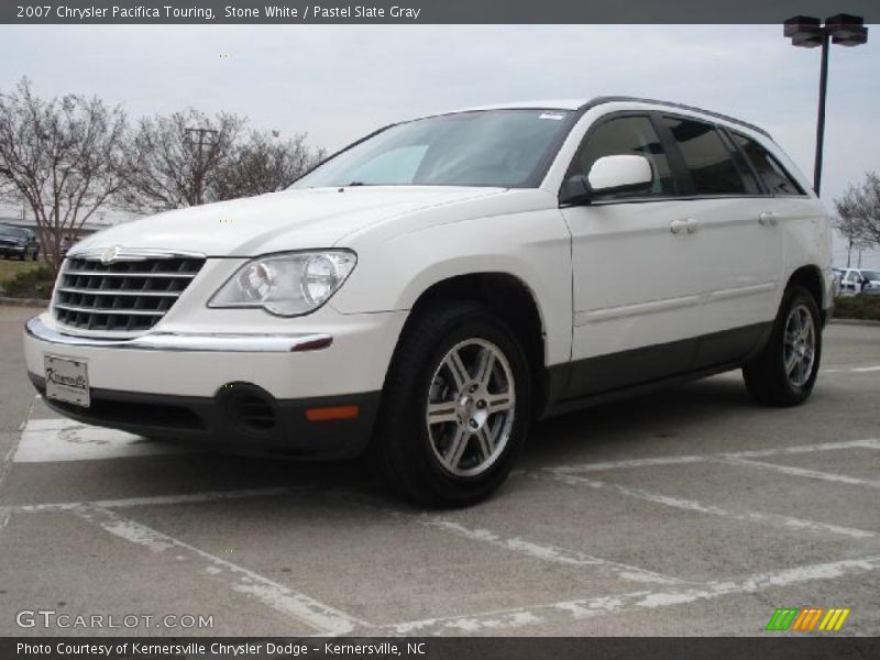 Stone White / Pastel Slate Gray 2007 Chrysler Pacifica Touring